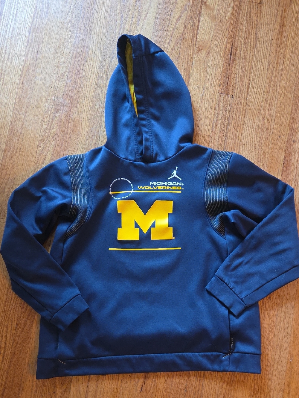 Air Jordan University Of Michigan Wolverines Navy Hoodie